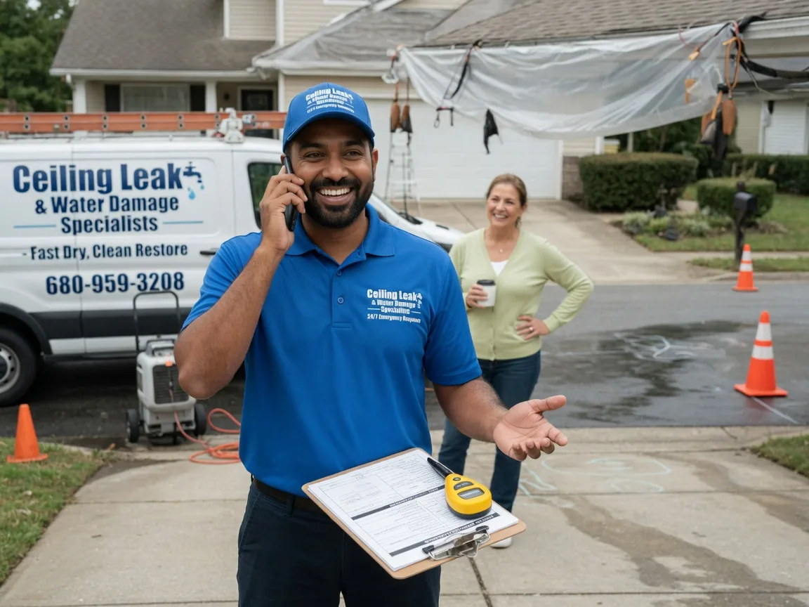 Ceiling Leak Cleanup Montville, NJ FAQs